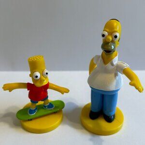 Kelloggs Canada Inc Bart and Homer Simpson figurines from 2003